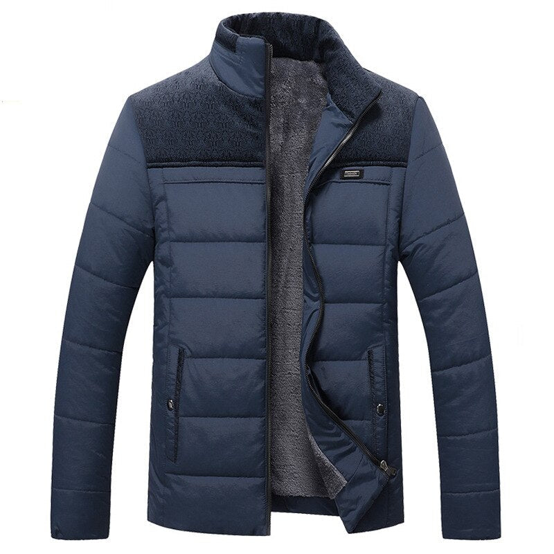 Herre Fleece Jakke Moderne Stil