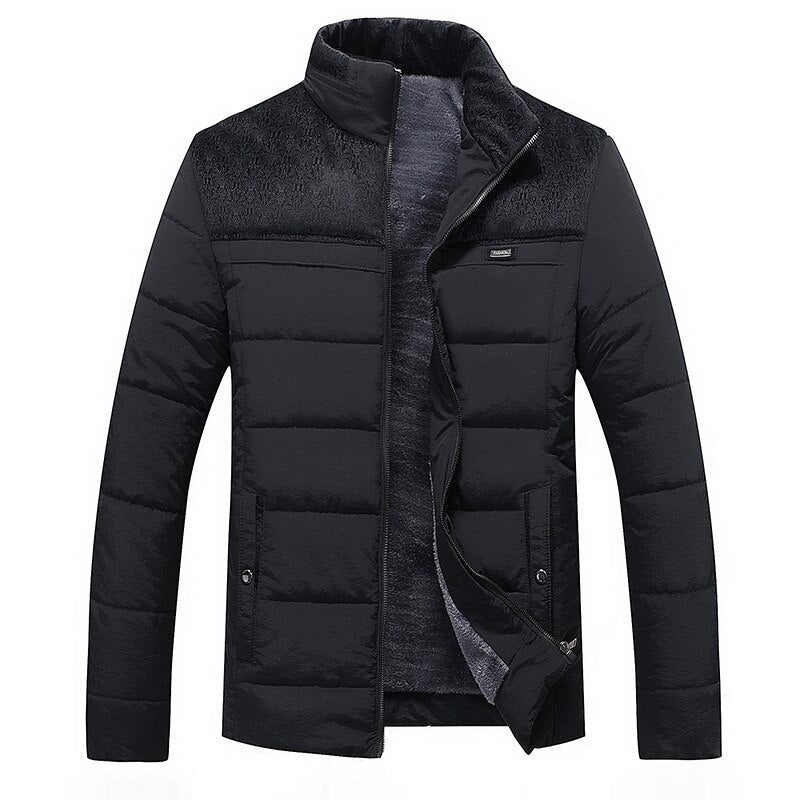 Herre Fleece Jakke Moderne Stil