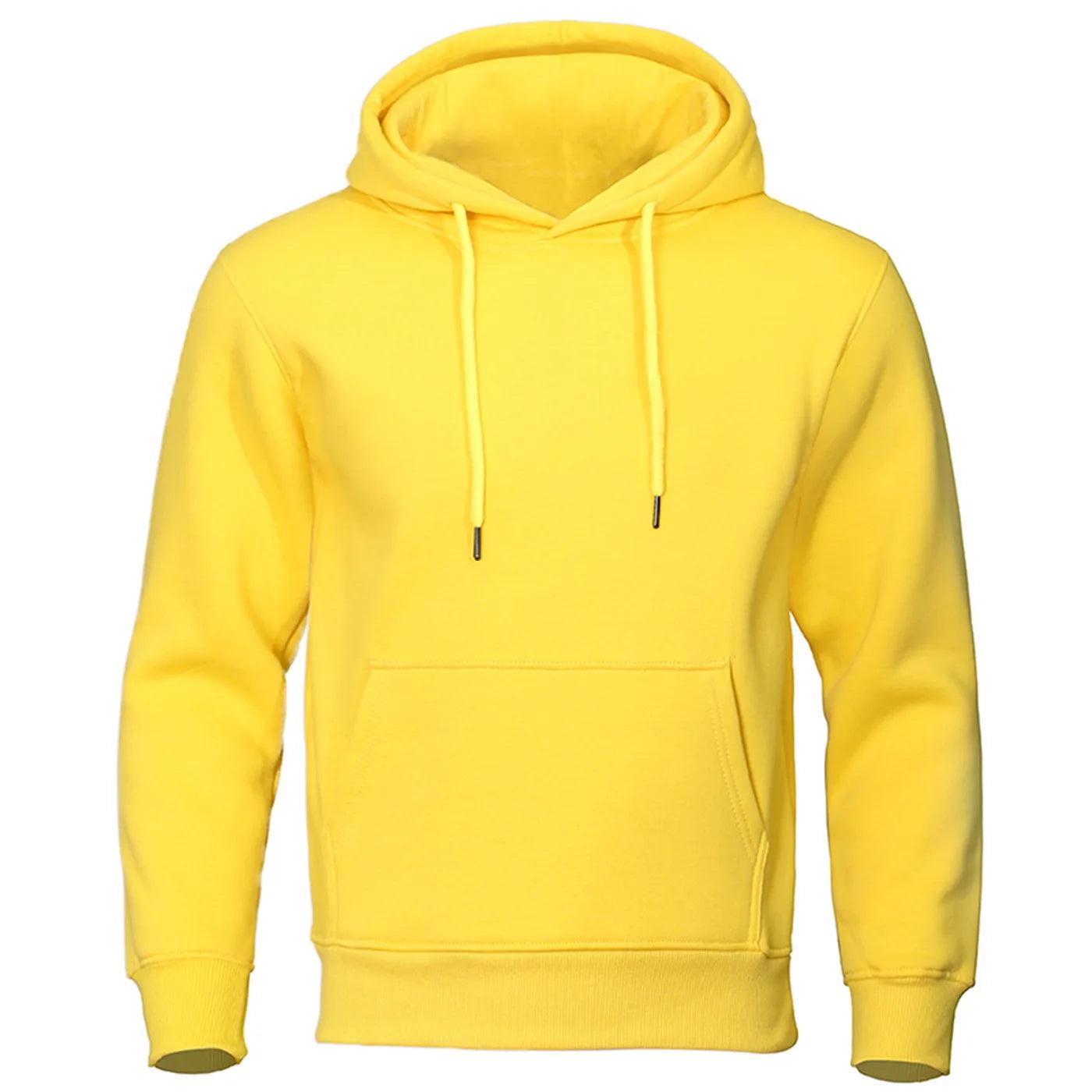 Mænds Hættetrøje Casual Fleece
