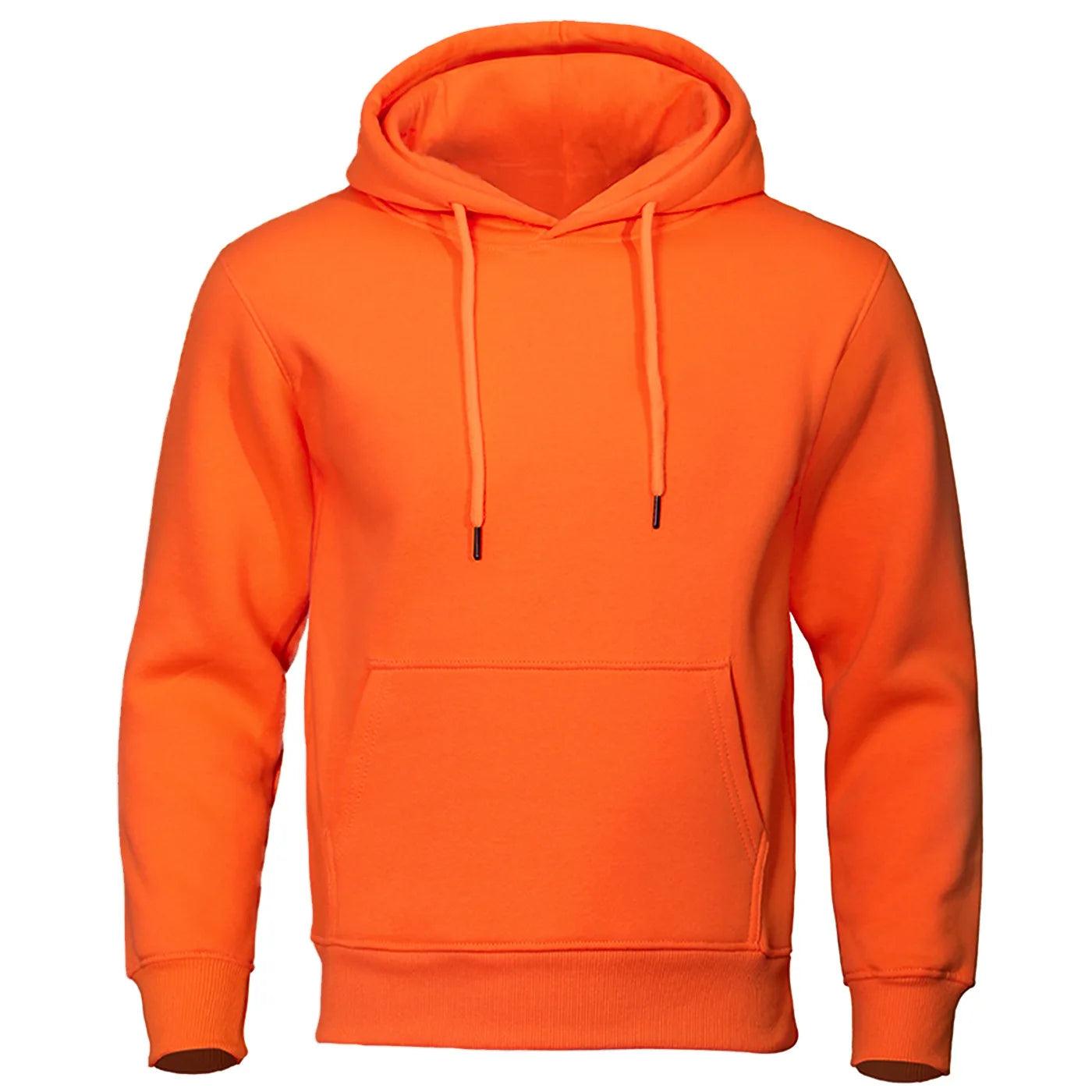 Mænds Hættetrøje Casual Fleece