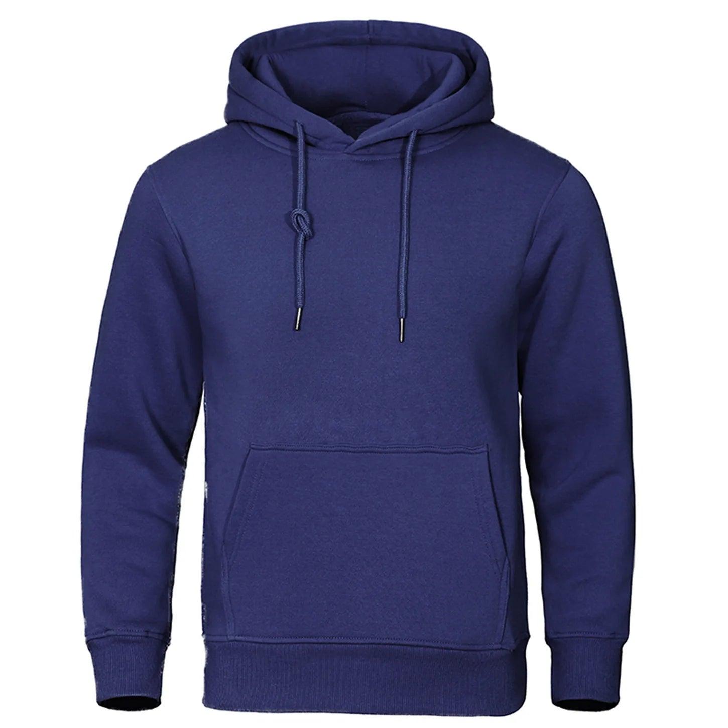 Mænds Hættetrøje Casual Fleece