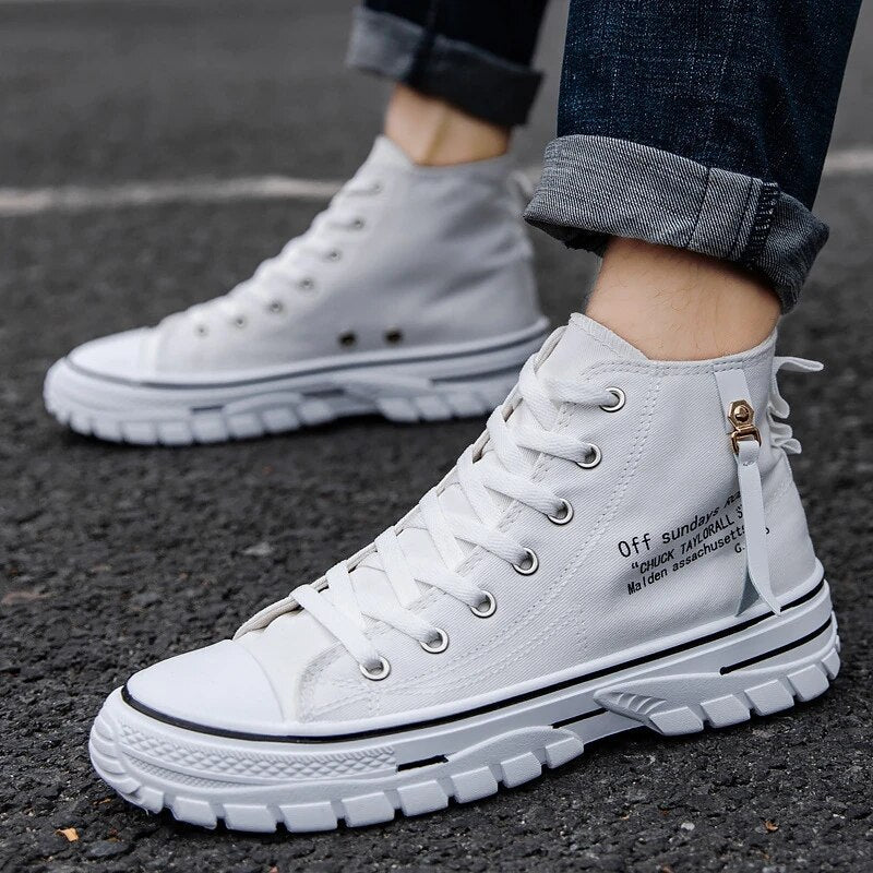 Mænds Høje Sneakers Urban Stil