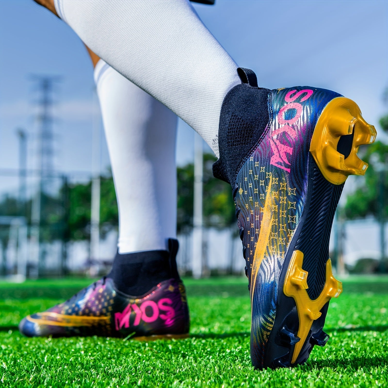 Herre Indendørs Fodboldsko Sporty Design med Skridsikker Sål