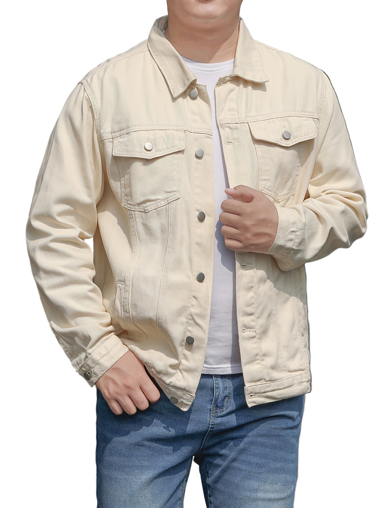 Herre Jakke Casual Stil