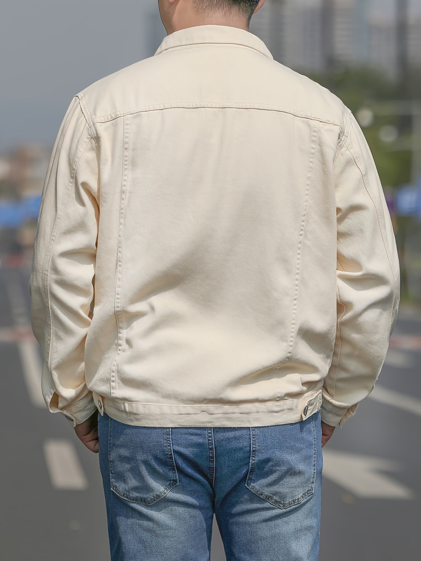 Herre Jakke Casual Stil