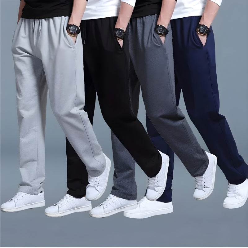 Herre Joggingbukser Oversized Silhuet Komfortable Grå Bukser
