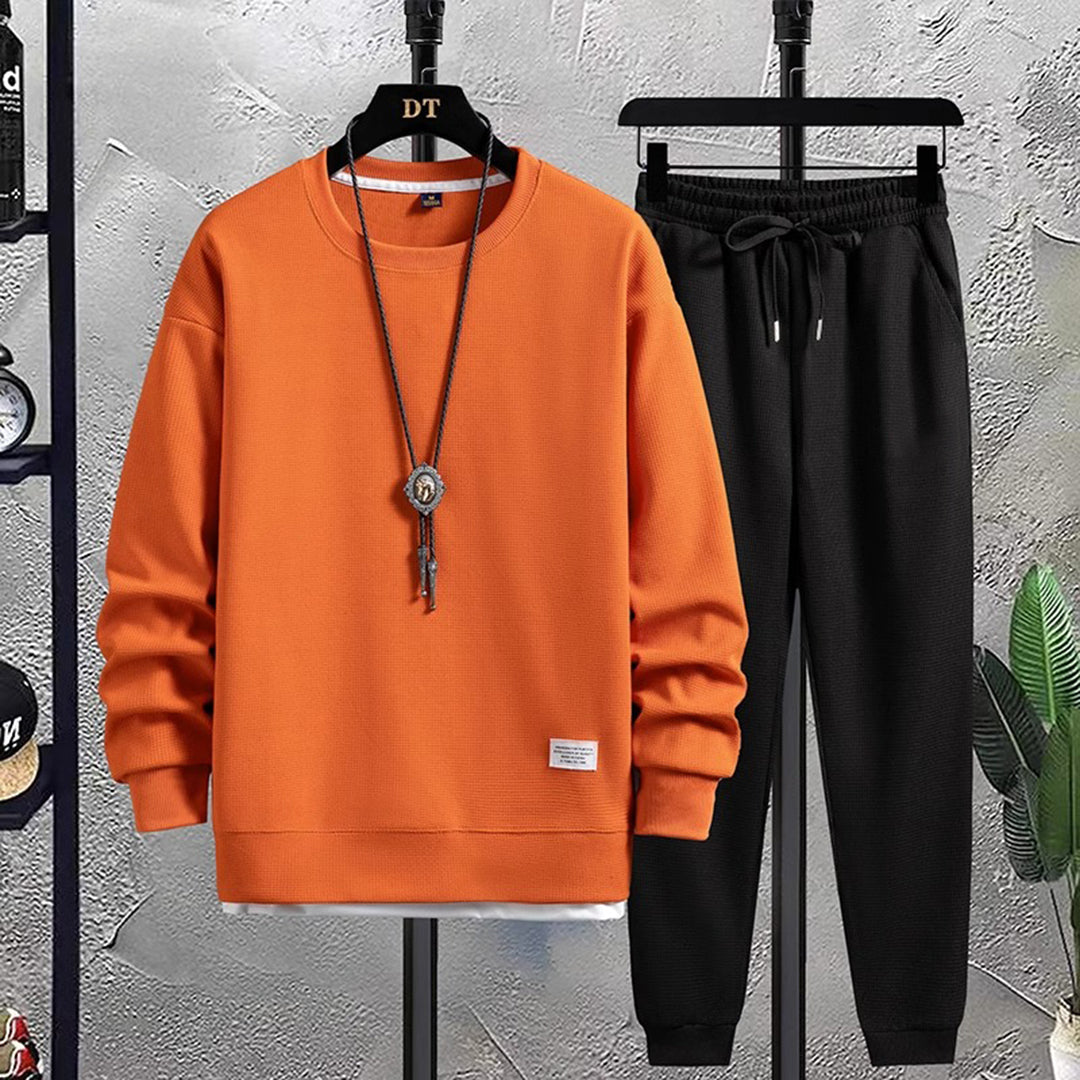 Herre Joggingdragt Sæt Trendy Design