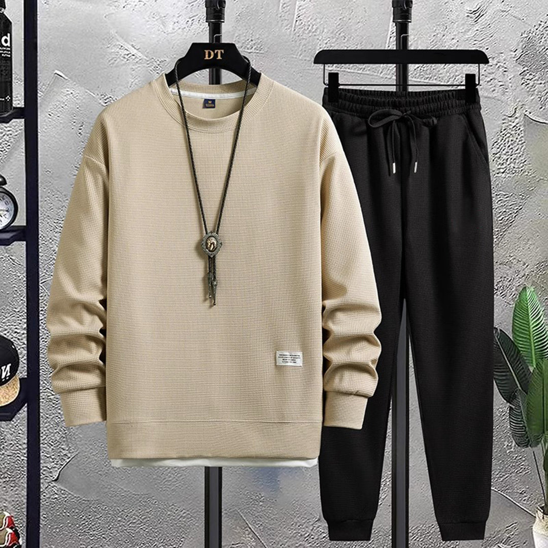 Herre Joggingdragt Sæt Trendy Design