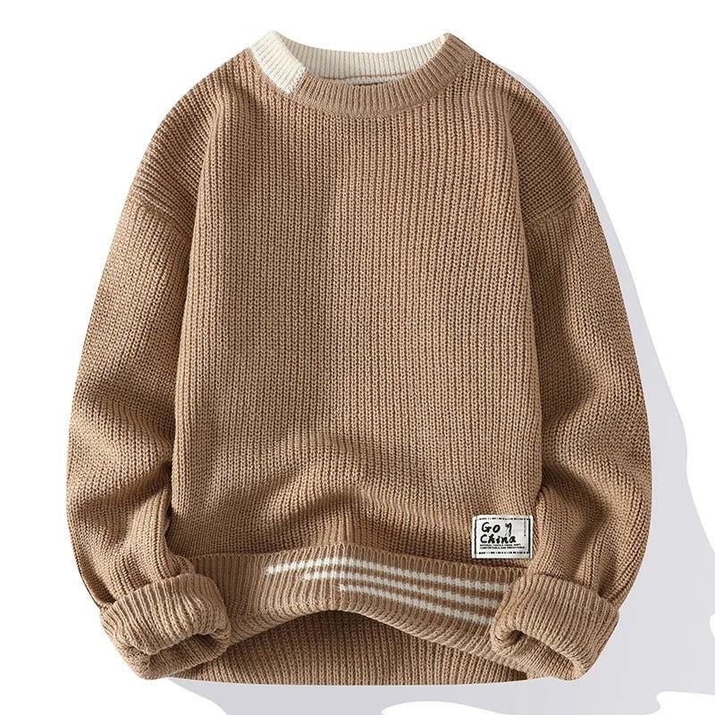 Herre Klassisk Sweater Tidløs Stil