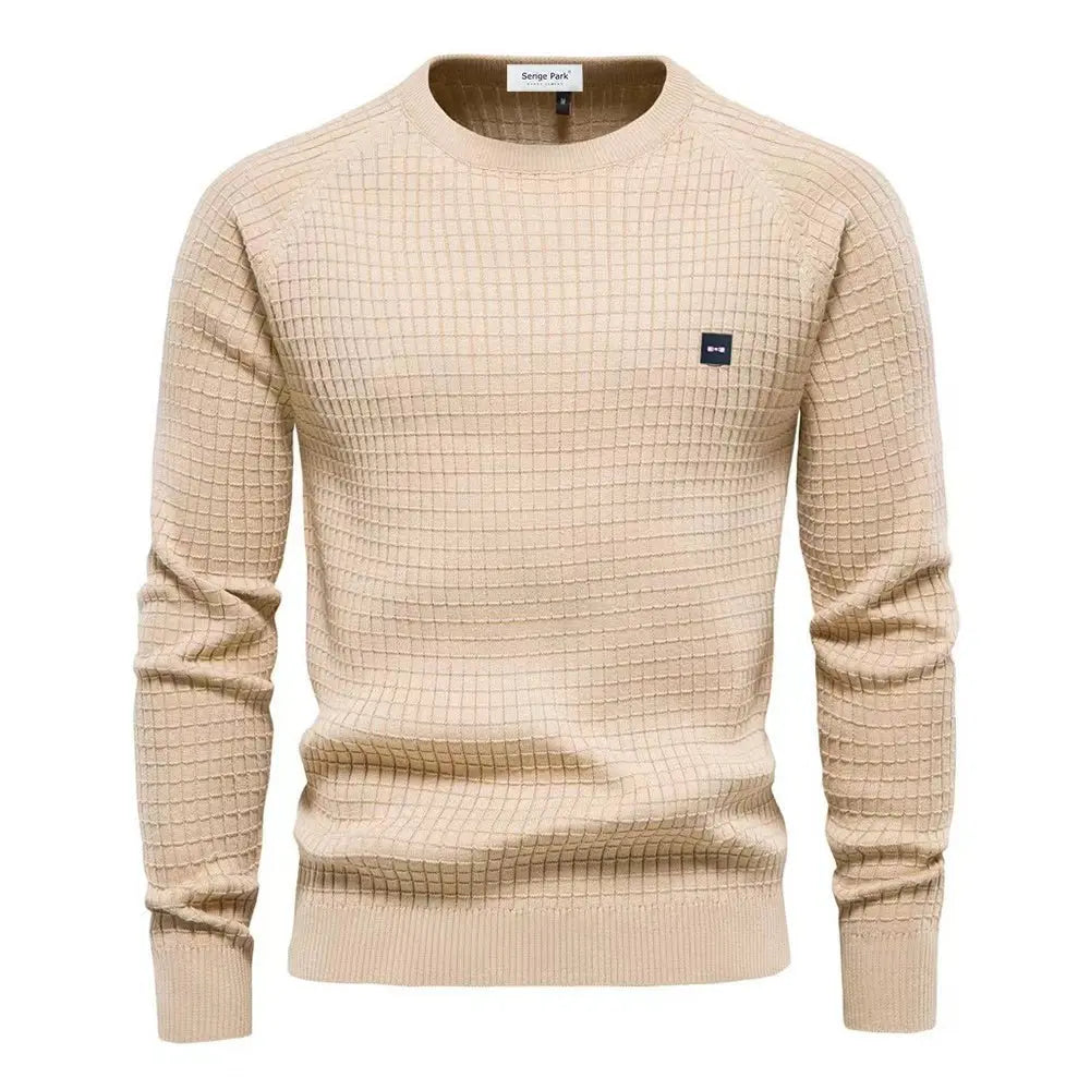 Herre Komfortabel Trøje i Minimalistisk Design