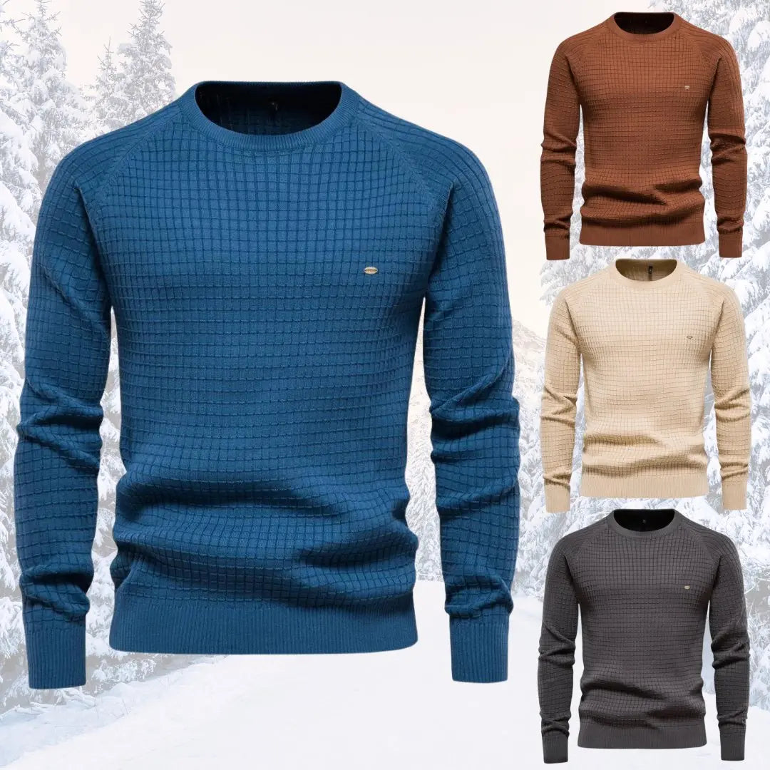 Herre Komfortabel Trøje i Minimalistisk Design