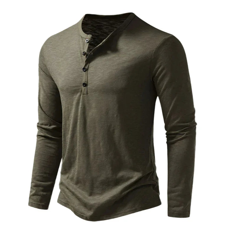 Herre Langærmet Polo T-shirt Casual Stil