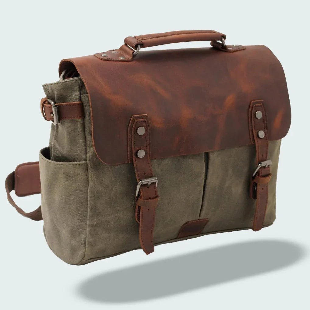 Herre Messenger Taske Retro Stil
