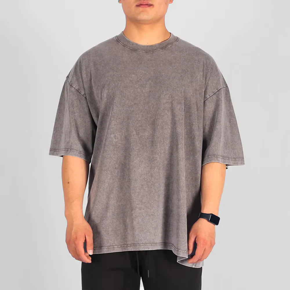 Herre Overdimensioneret T-shirt Casual