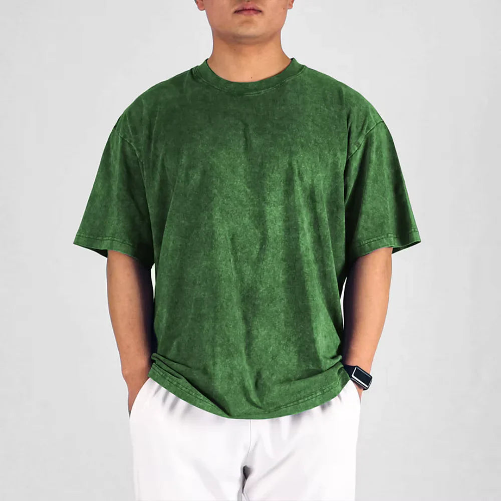 Herre Overdimensioneret T-shirt Casual