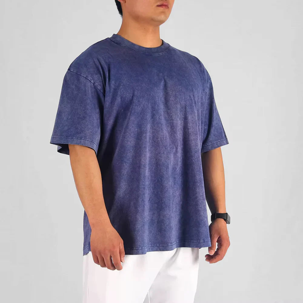 Herre Overdimensioneret T-shirt Casual