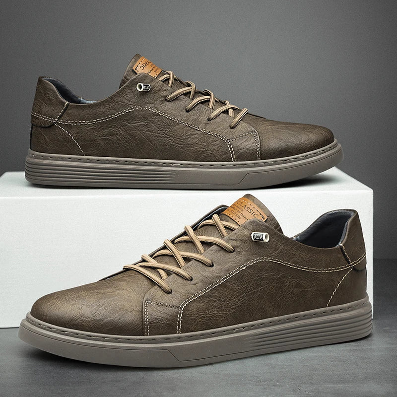 Herre Oxford Sneakers Minimalistisk Stil