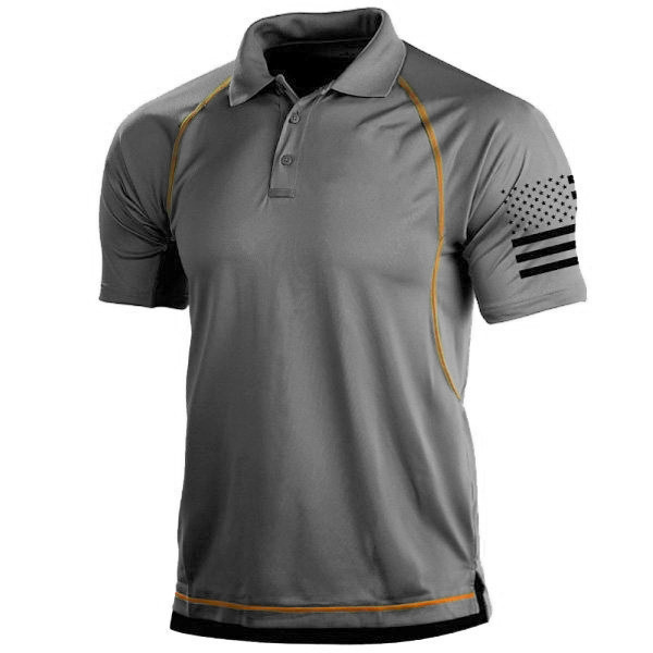 Herre Poloshirt Sporty Design
