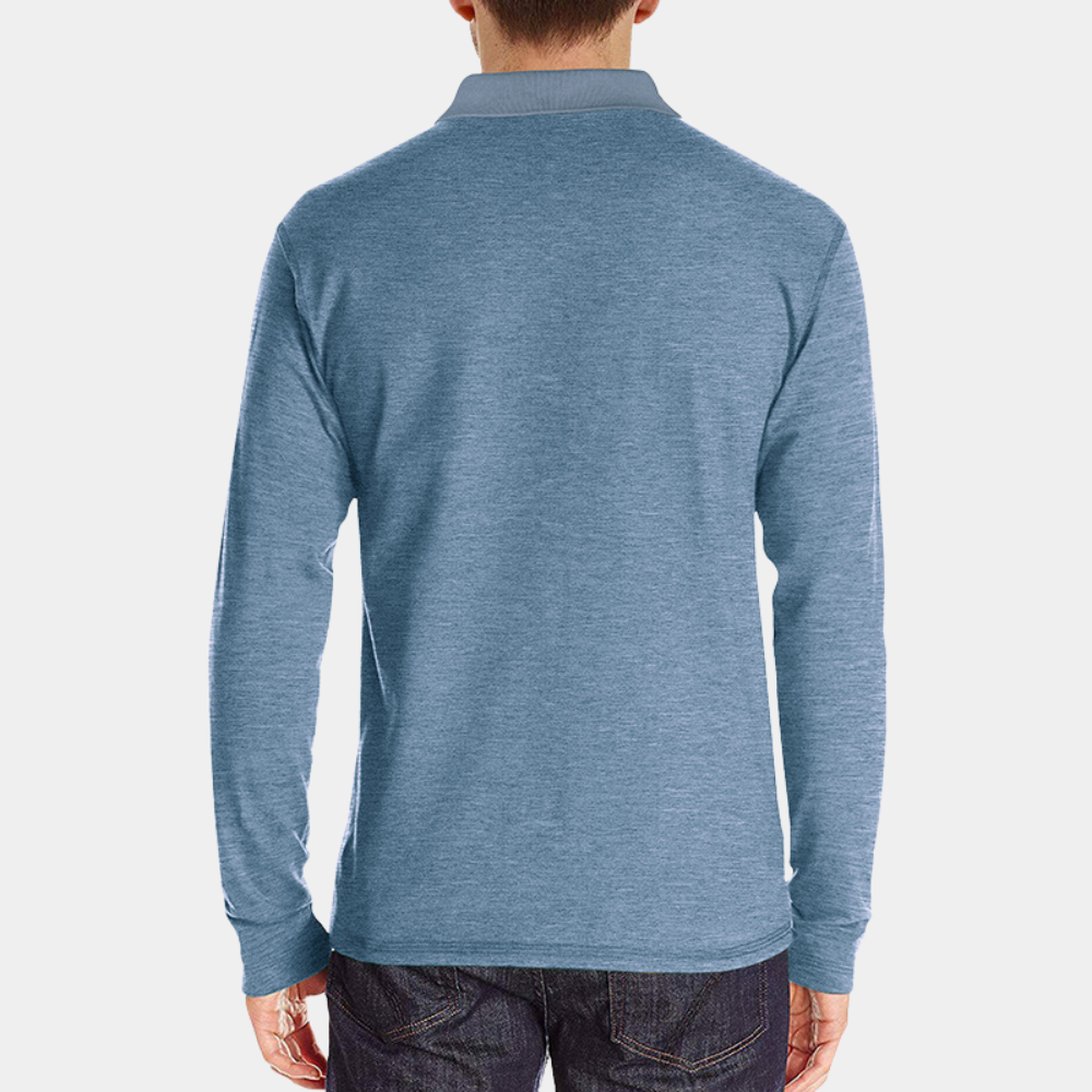 Herre Poloshirt Trendy Casual Stil