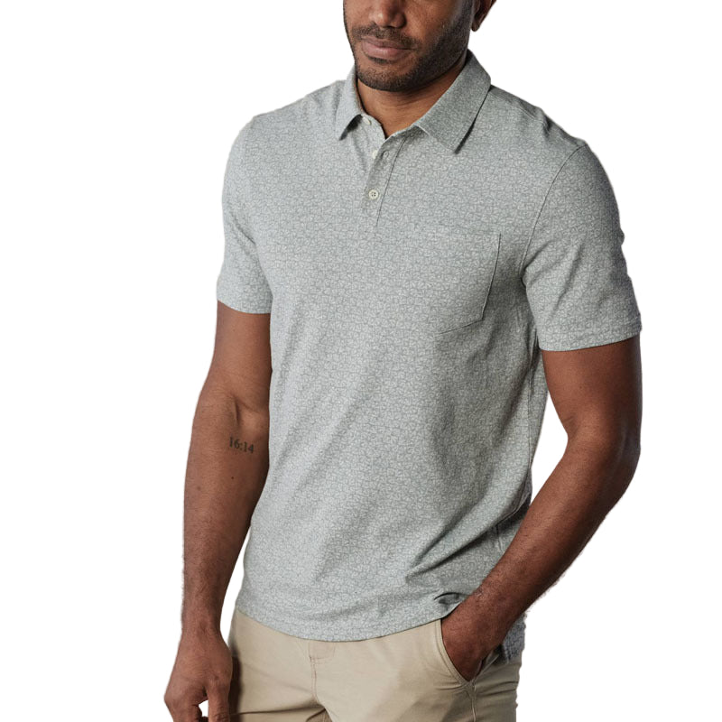 Herre Poloshirt med Brystlomme Klassisk Stil