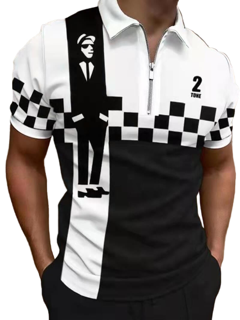 Herre Poloshirt med Turn-Down Krave