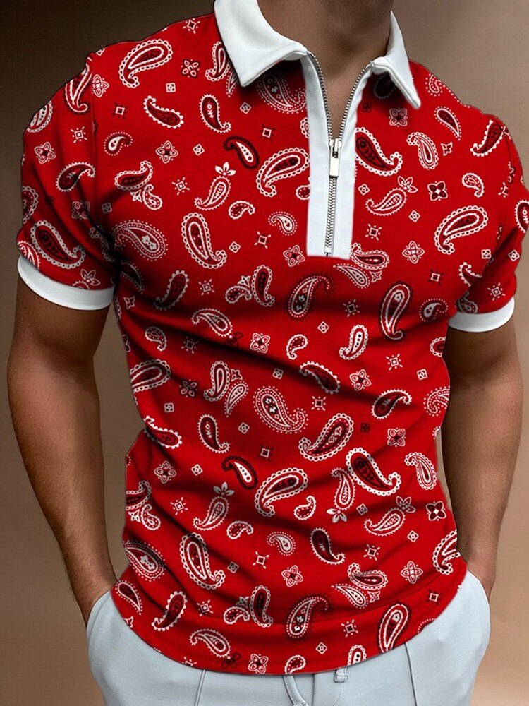 Herre Poloshirt med Turn-Down Krave