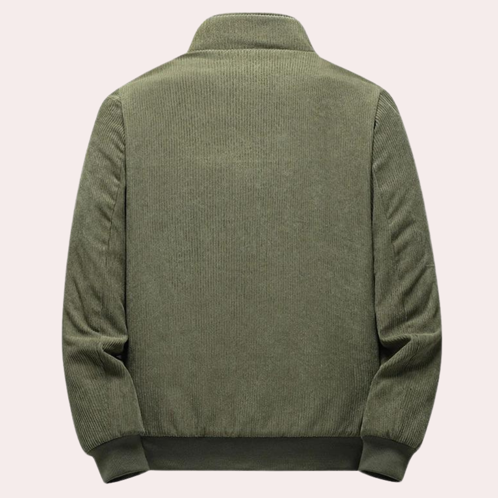 Herre Retro Fløjlsjakke Skandinavisk Design
