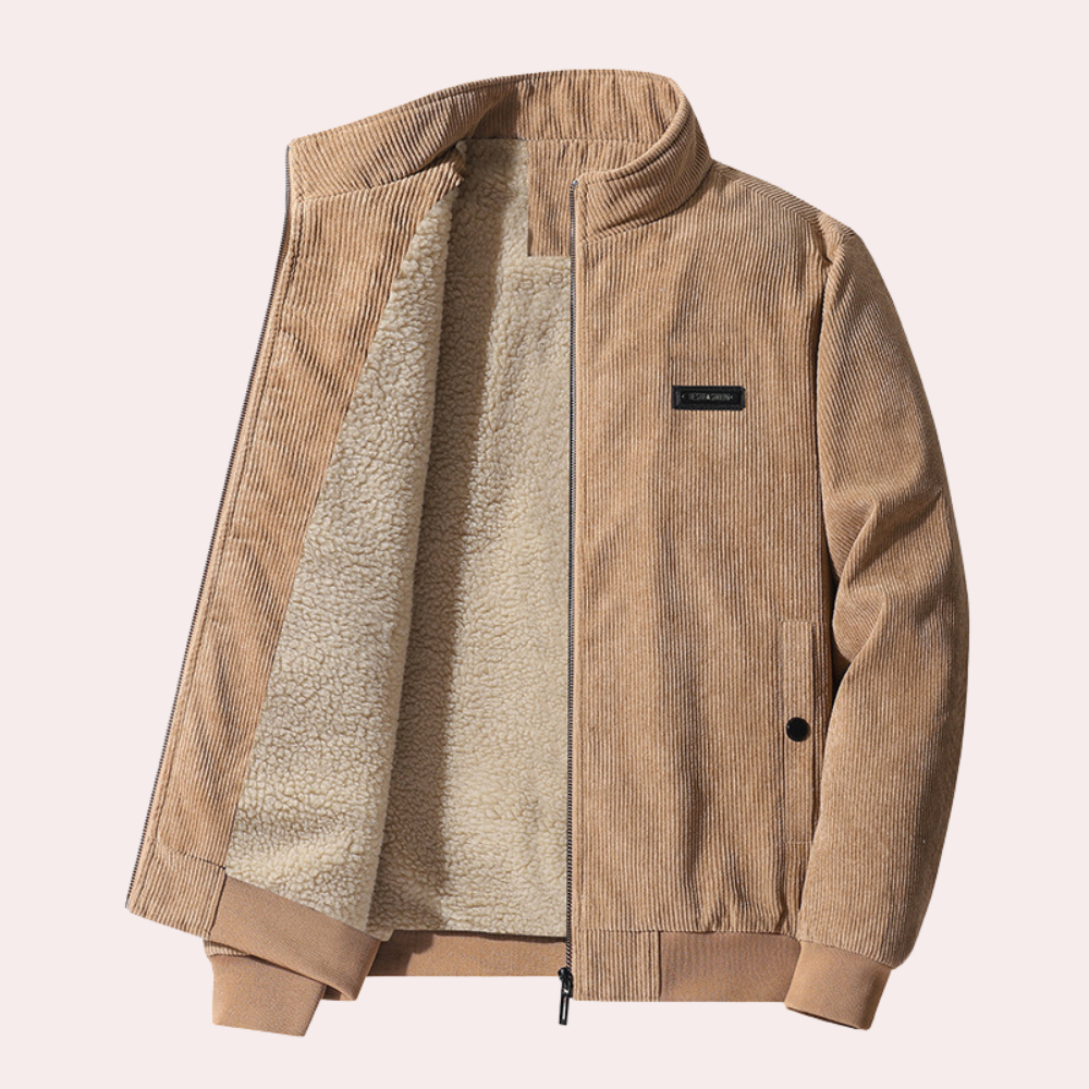Herre Retro Fløjlsjakke Skandinavisk Design