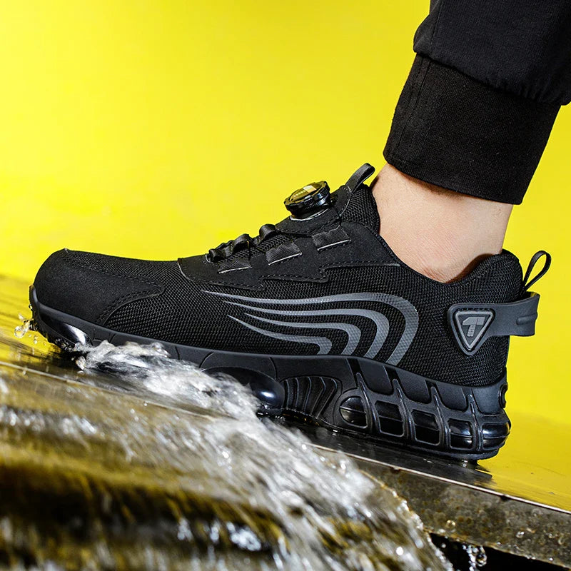 Herre Sikkerhedssko Sporty Design til Arbejde og Fritid