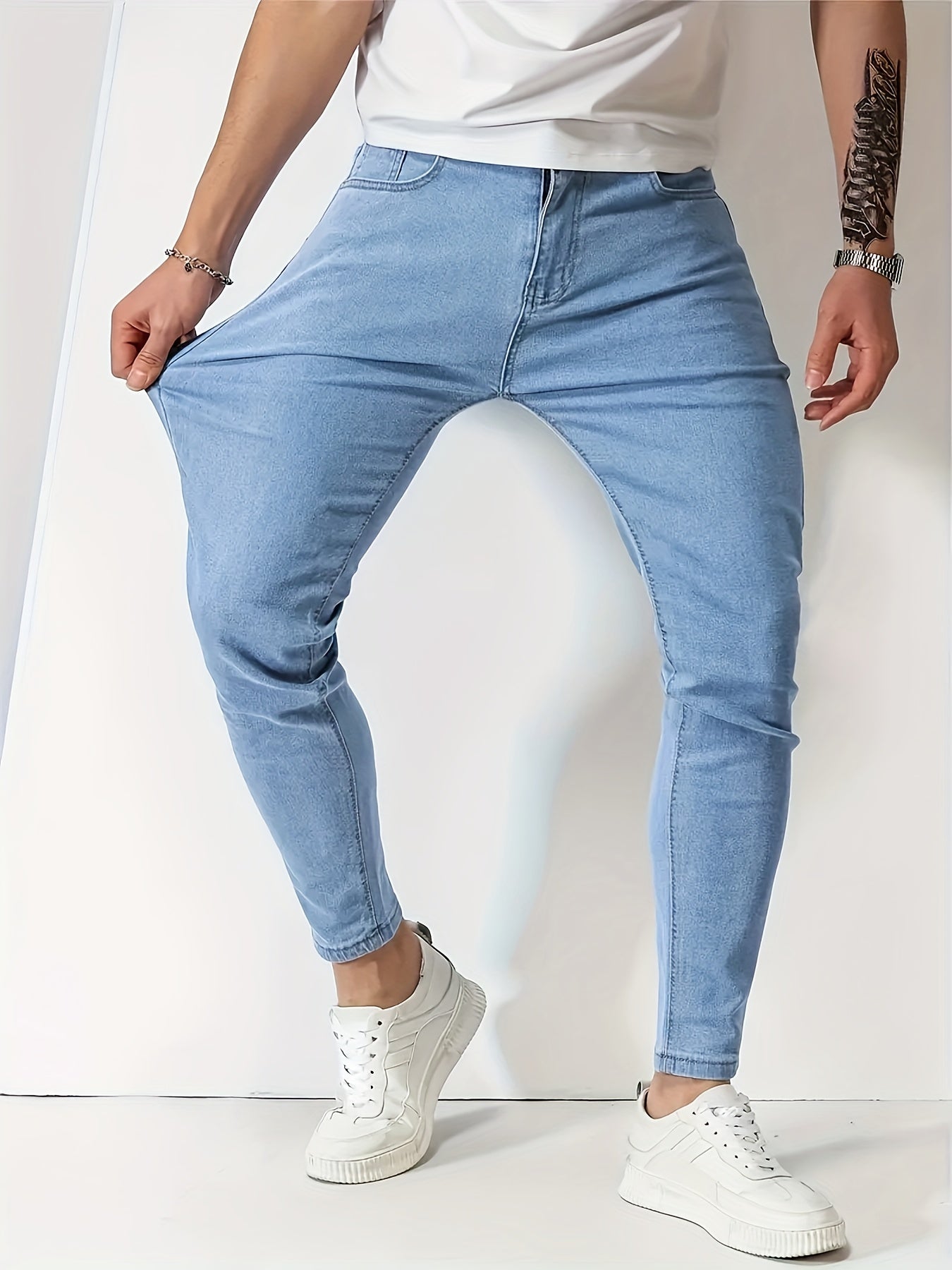 Herre Slanke Fit Jeans Casual