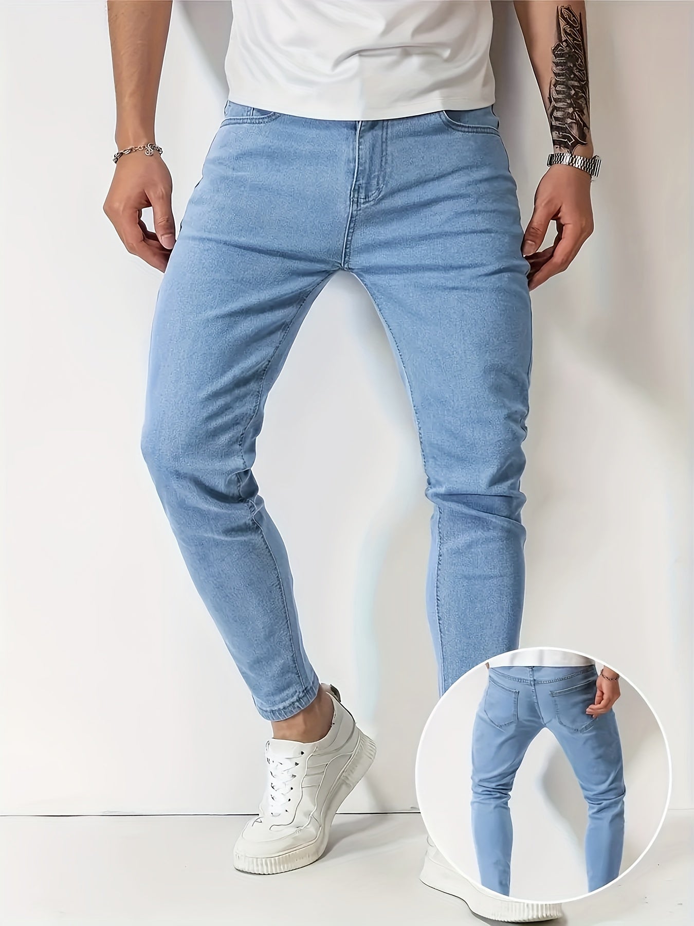 Herre Slanke Fit Jeans Casual