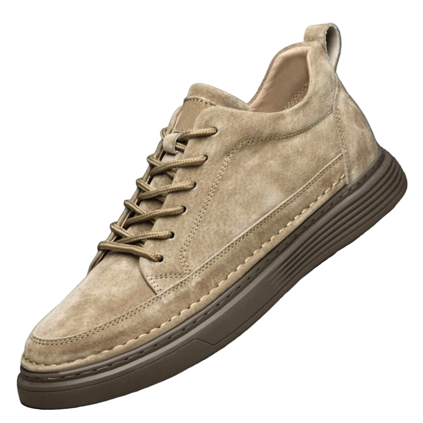 Herre Sneakers Læder Moderne Stil