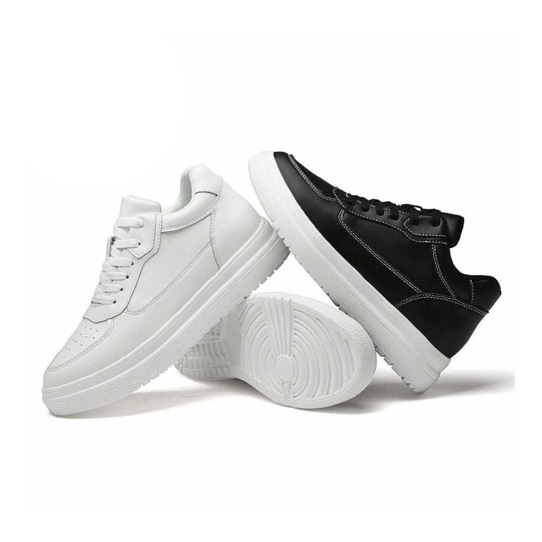 Mænds Sneakers Minimalistisk Design PU Læder