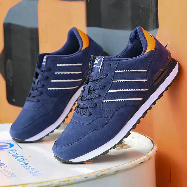 HerreSneakers i Læder Klassisk Design
