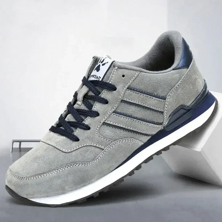 HerreSneakers i Læder Klassisk Design