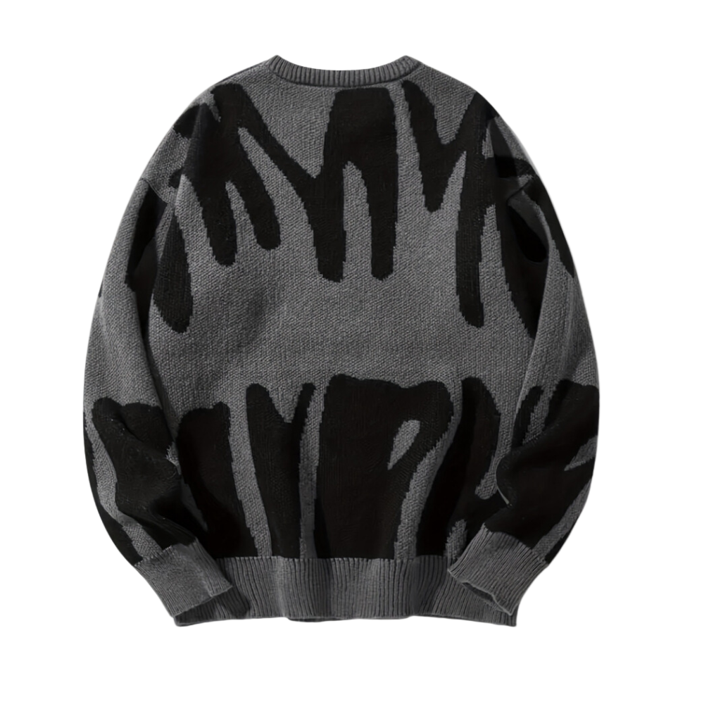 Mænds Strikket Sweater i Maskulin Stil