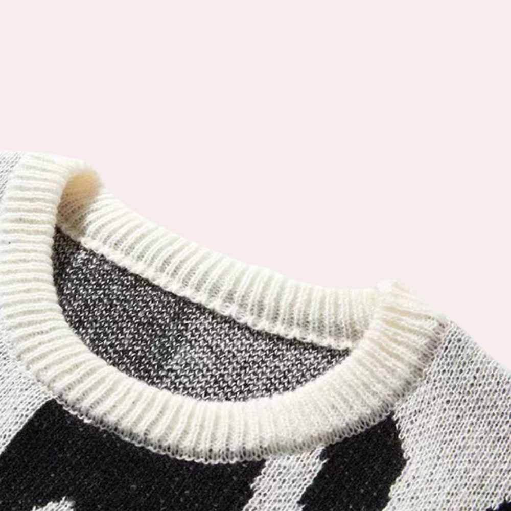 Mænds Strikket Sweater i Maskulin Stil