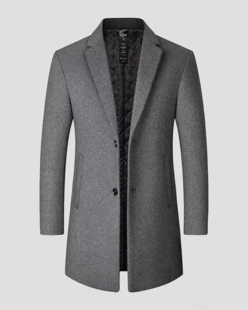 Herre Trenchcoat Casual Stil