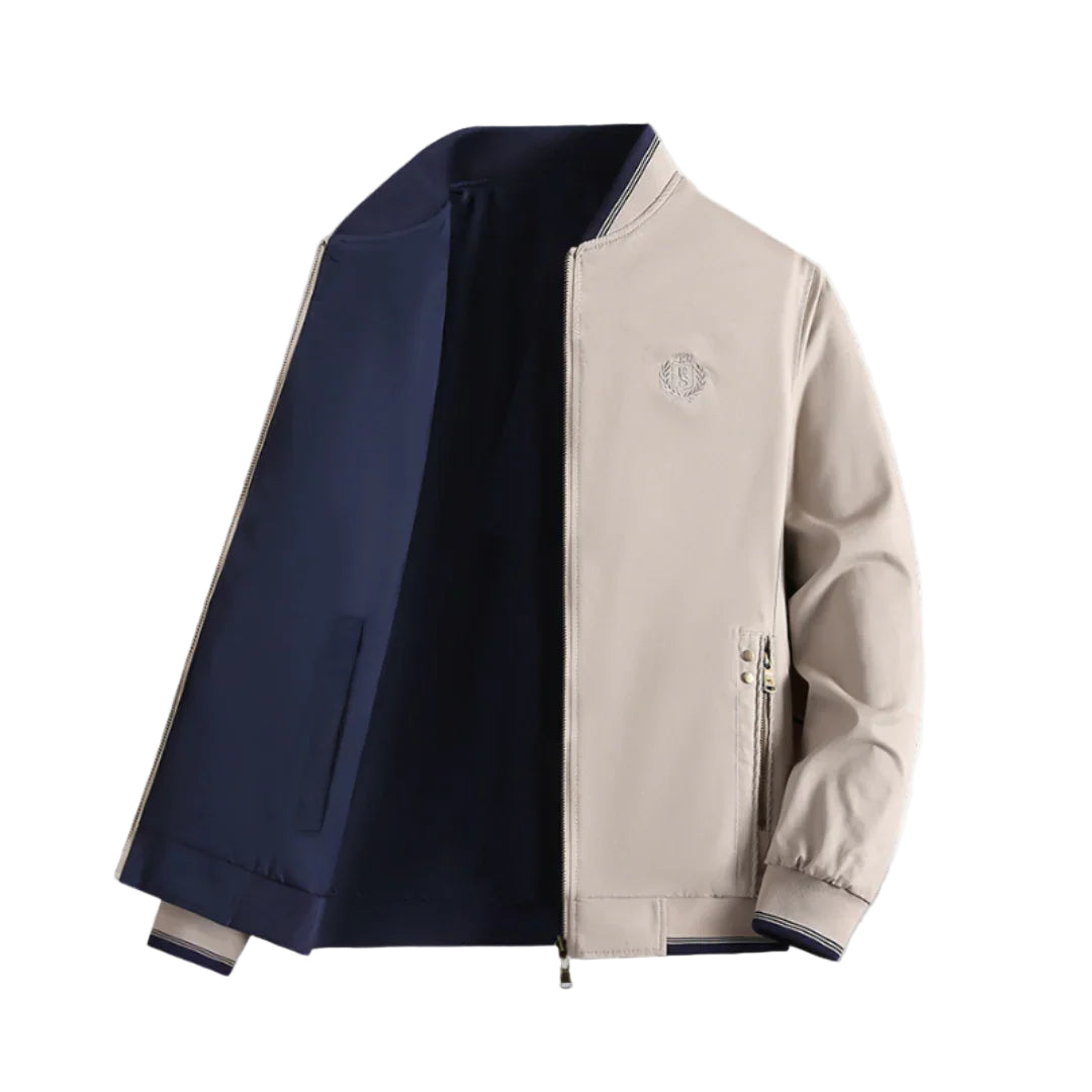 Herre Vendbar Bomberjakke Casual Stil