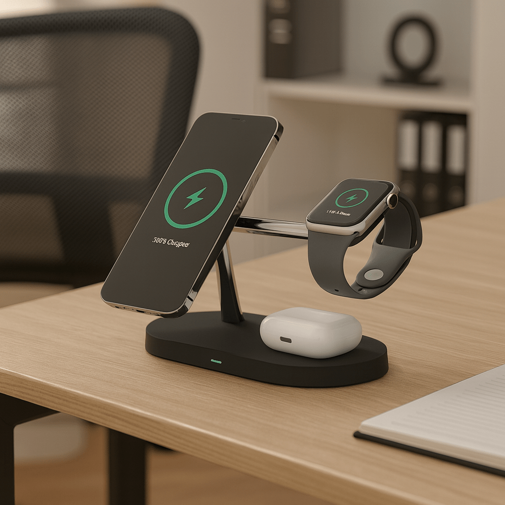 MagSafe 3-i-1 Oplader til iPhone, Apple Watch og AirPods