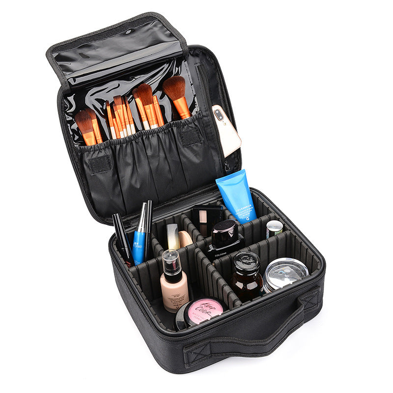 Makeup Opbevaringsboks med Justerbare Rum