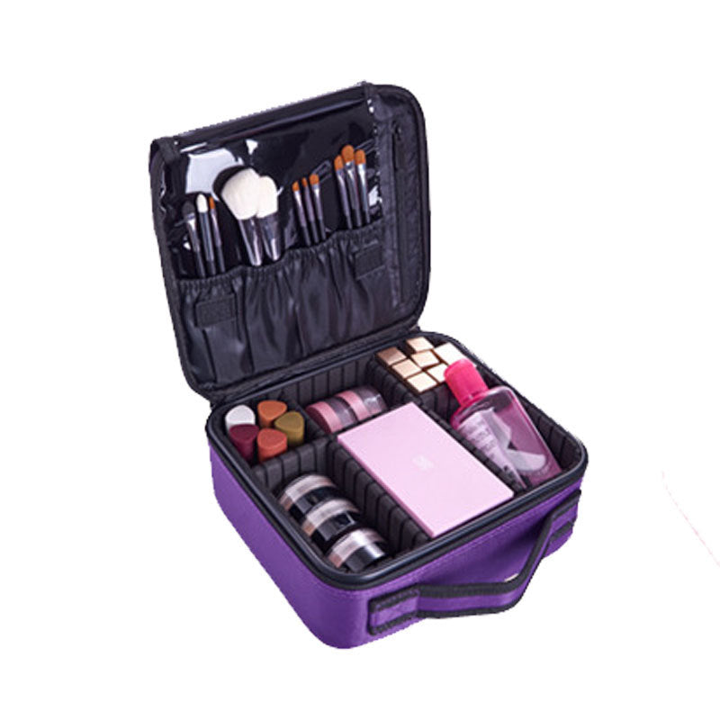 Makeup Opbevaringsboks med Justerbare Rum