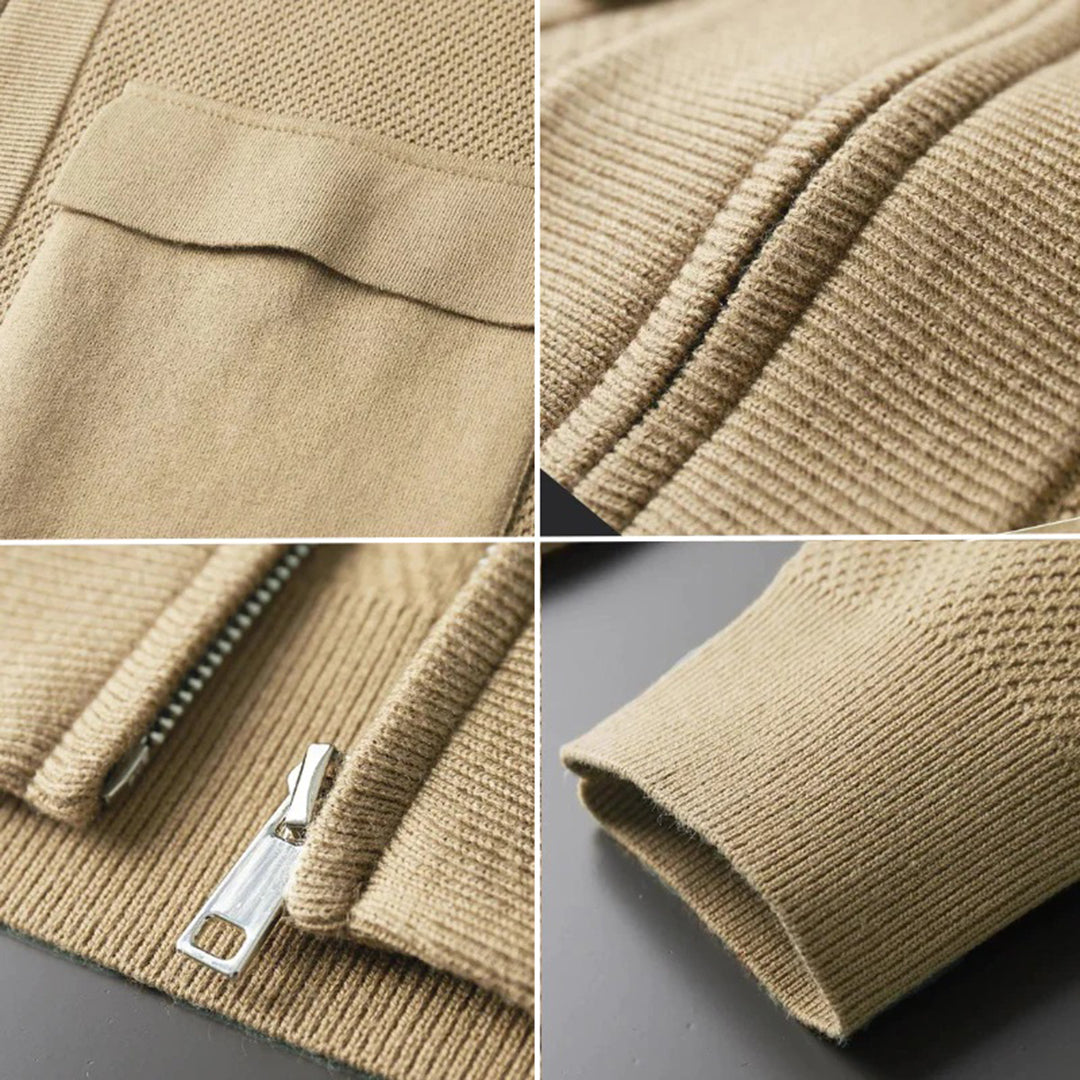 Herre Knitted Cardigan Classic Style