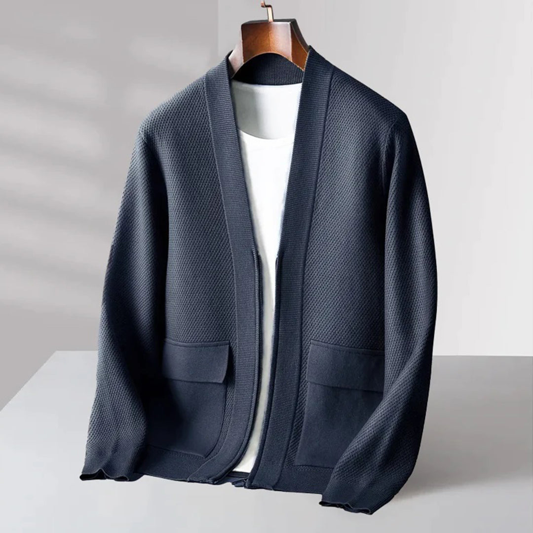 Herre Knitted Cardigan Classic Style