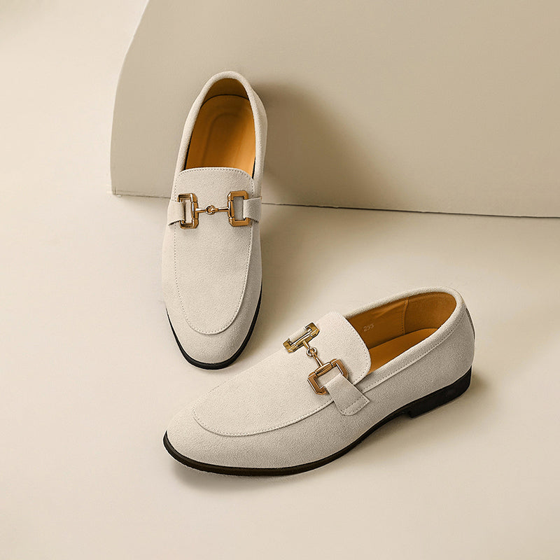 Herre Almond Toe Hestebid Loafers – Semi-Formel Elegance
