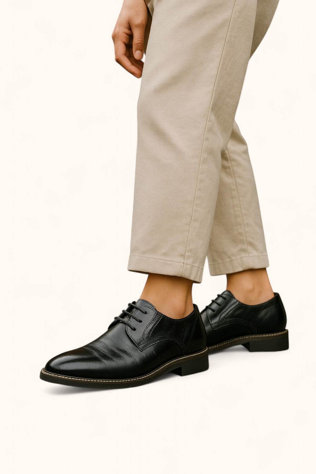 Herre Brogue Oxford Dress Sko – Klassisk Formelt Elegance