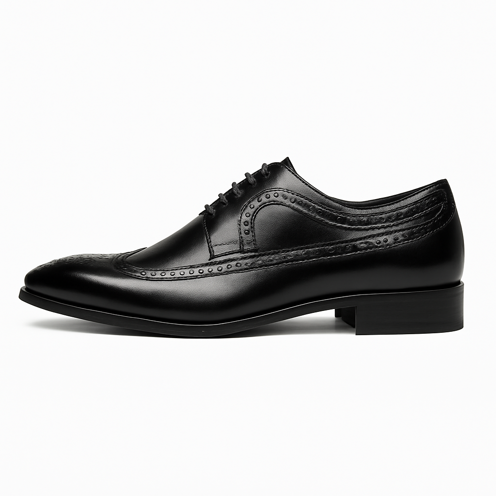 Herre Brogue Oxford Sko – Klassisk Formelt Snørebånd