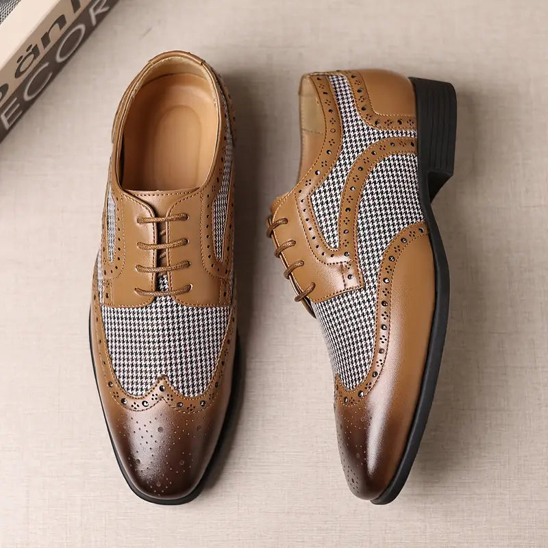 Herre Brogue Oxford Sko – Snørebånd Lav Top