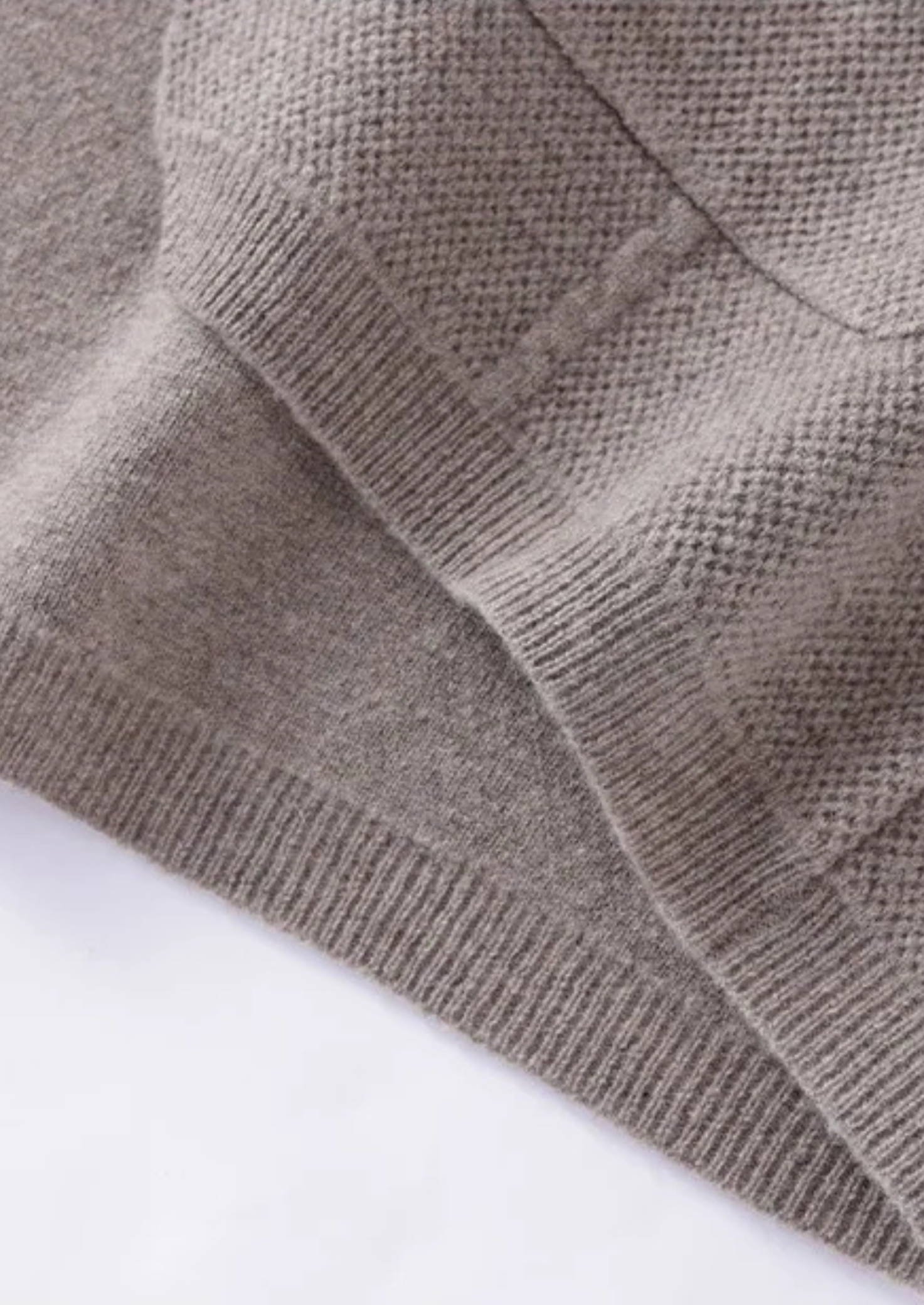 Herre Button-Up Cardigan Sweater med Krave og Forlommer