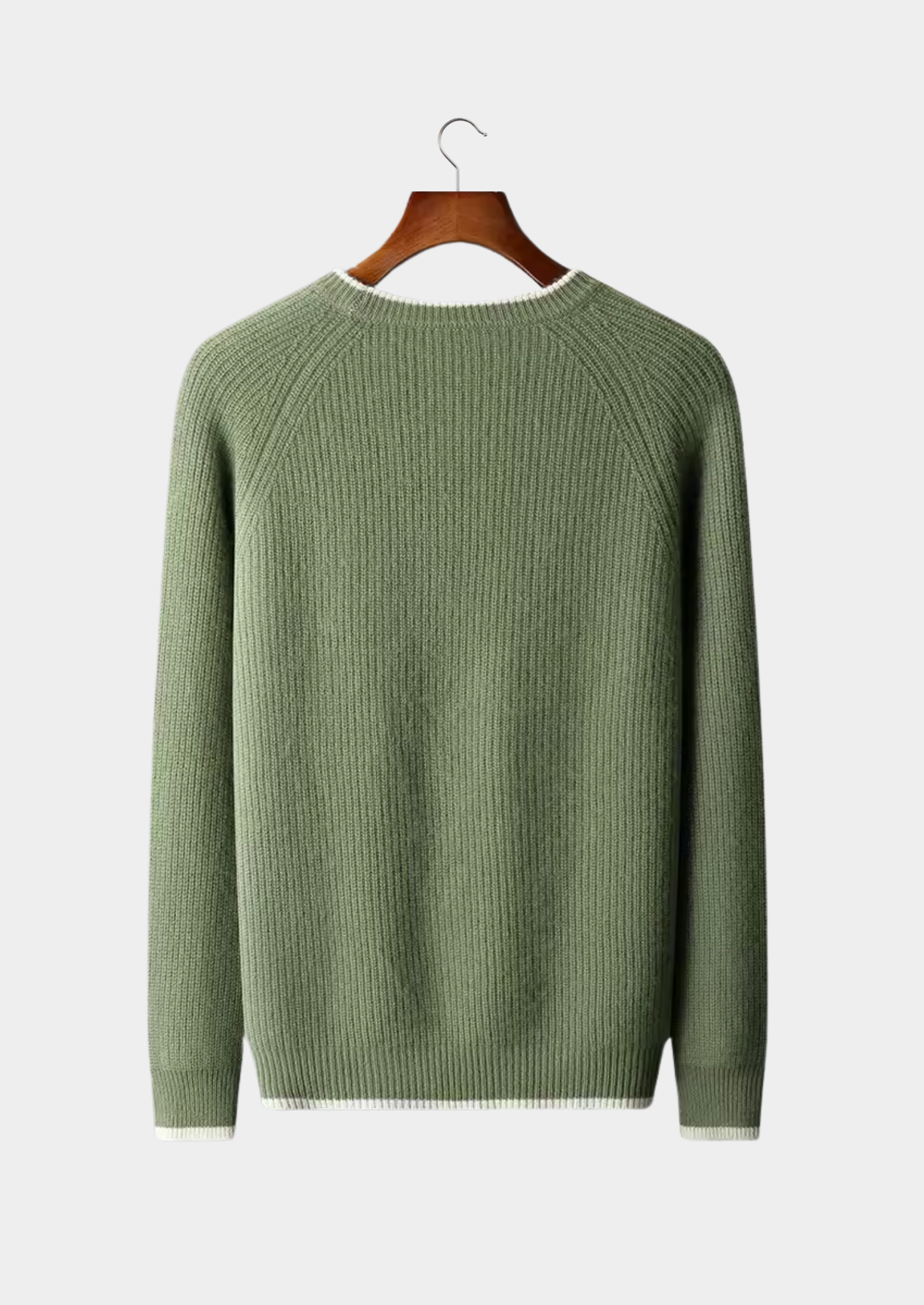 Herre Crew Neck Strikket Sweater – Årsæson Smart Casual Essential